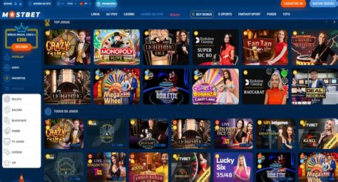 Jogos de Casino Online Mostbet em Portugal.